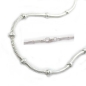 Preview: Collier, Schlange mit Ringe, Silber 925, 90cm