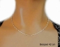 Preview: Collier, Schlange mit Ringe, Silber 925, 40cm