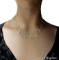 Preview: Collier Kette Design Elipse 40-90cm 925 Silber