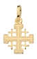 Preview: Anhänger Kreuz 10x10mm Jerusalem 14Kt 585 GOLD