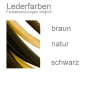 Preview: Lederband 3mm mit 925 Silber Karabiner