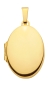 Preview: Medaillon oval 17x23mm 8Kt GOLD