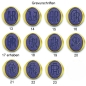 Preview: Siegelring ovale Platte Lapis Lazuli 12x10mm 750 Gold