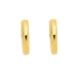 Preview: Creole Klappscharnier bicolor Ø15,2mm 8Kt 333 GOLD - WEISSGOLD