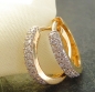 Preview: Creole 13,1x2,7mm Zirkonia 8Kt 333 GOLD