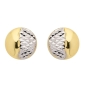 Preview: Ohrstecker bicolor 8Kt 333 GOLD