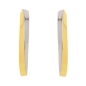 Preview: Creole 28,8x3,9mm bicolor 8Kt 333 GOLD