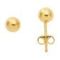 Preview: Stecker 5mm Kugel 8Kt 333 GOLD