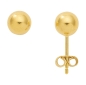 Preview: Stecker 6mm Kugel 8Kt 333 GOLD