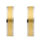 Preview: Creole 16x3,7mm bicolor 8Kt 333 GOLD