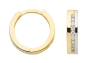 Preview: Creole 14,4x3,3mm bicolor Zirkonia 8Kt 333 GOLD