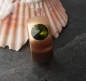 Preview: Ring aus Edelstahl rosé 11 mm mit Stein Olivine Gr. 56