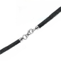 Preview: Armband oder Collier aus Rochenleder 5mm mit Karabiner 30 Farben