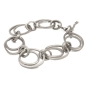 Preview: Armband Kringel Edelstahl mattiert 19cm