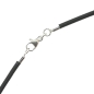 Preview: Exklusives Edelstahl Spiralcollier farbig 2,1mm mit Karabiner