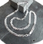 Preview: Collier Kette Stegpanzer 6mm 925 Silber 60cm