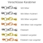 Preview: Lederbänder Colliers Armbänder Kalbsleder 4mm neon mit Karabiner