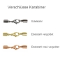 Preview: Exklusives Ledercollier 5mm geflochten in 30 Farben mit Edelstahl Karabiner