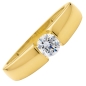 Preview: Ring Solitär Zirkonia 5mm 8Kt 333 Gold