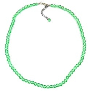 Kette, Perle, 6, kiwi-transparent