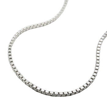 Fußkette 1mm Venzianerkette längenvariabel mit 3 Ösen Silber 925 27cm