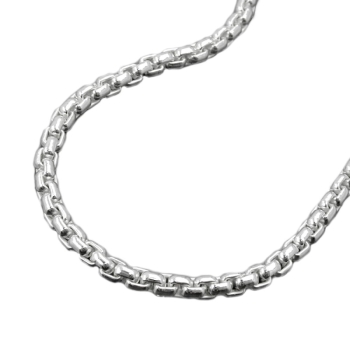 Kette Collier Venezianer 3,7mm rund Silber 925 45cm