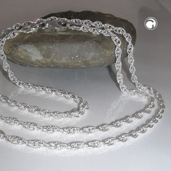 Kette 3mm Doppelankerkette Silber 925 50cm