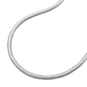 Kette 1,5mm runde Schlangenkette Silber 925 42cm