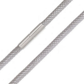 Exklusive Schlauchkette 3,2-6mm Collier Silber 925 mit Bajonettverschluss 70cm