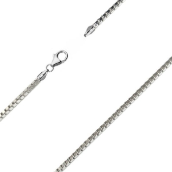 Collier Kette 1mm Venezianer 42cm Silber 925