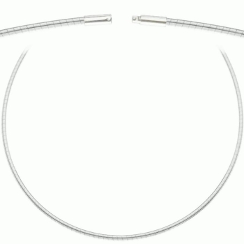 Collier Omegareifen 1,9mm Bajonett 925 Silber 50cm