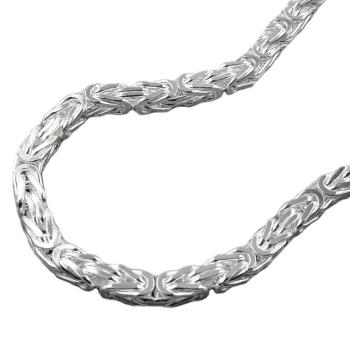 Kette Collier 3,5mm Königskette 55cm Silber 925