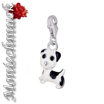 Anhänger Charm 925 Silber Anhänger Hund