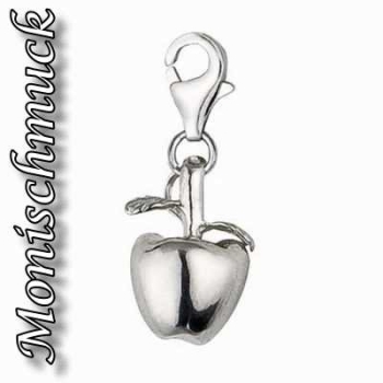 Anhänger Charm 925 Silber Apfel