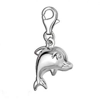 Anhänger Charm 925 Silber Delfin