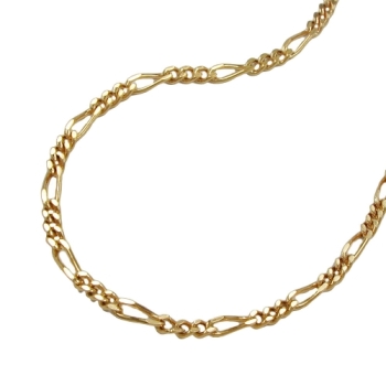 Kette 1,4mm Figarokette 14Kt GOLD 42cm