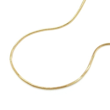 Kette 0,8mm Schlange 5-kant 9Kt GOLD 42cm