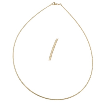 Kette 0,8mm Rundkette 9Kt GOLD 45cm