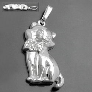 Anhänger Katze Silber 925