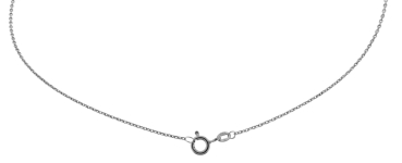 Collier Anker rund 1,6mm 14Kt 585 WEISSGOLD 40cm