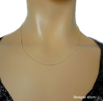 Collier Anker rund 1,6mm 14Kt 585 GOLD 40cm