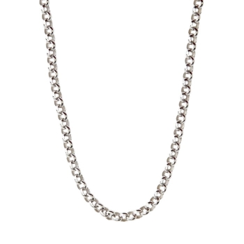 Collier Kette Ankerkette 6mm rund Erbskette Silber 925 45cm