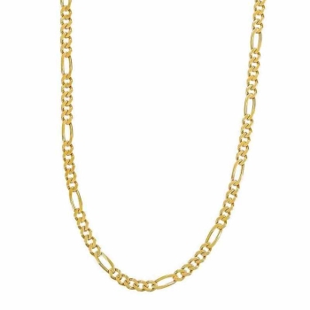 Collier Kette 4mm Figarokette 8Kt GOLD 60cm