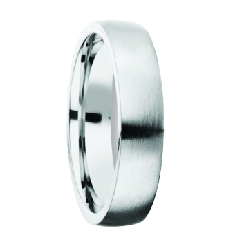 Partnerringe Freundschaftsringe 5,1mm mit/ohne Zirkonia matt 925 Silber