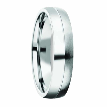 Partnerringe Freundschaftsringe 5,1mm mit/ohne Zirkonia matt/poliert 925 Silber