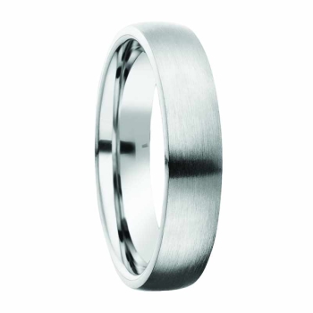 Partnerringe Freundschaftsringe 5,1mm mit/ohne Zirkonia strichmatt 925 Silber