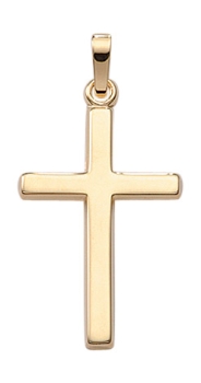 Anhänger Kreuz 15x22mm 14Kt 585 GOLD