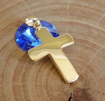 Anhänger Kreuz 14x18mm 14Kt 585 GOLD