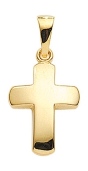 Anhänger Kreuz 11x14mm 14Kt 585 GOLD