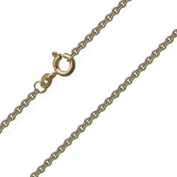 Collier Anker rund 1,6mm 14Kt 585 WEISSGOLD 42cm